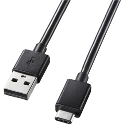 Type C USB2.0標準ケーブル(3m・ブラック) KU-CA30