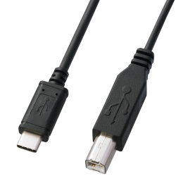 USB2.0 Type C-Bケーブル(1m・ブラック) KU-CB10