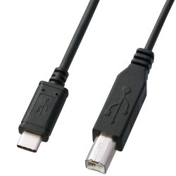 USB2.0 Type C-Bケーブル(3m・ブラック) KU-CB30