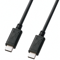 USB2.0 Type Cケーブル(2m・ブラック) KU-CC20