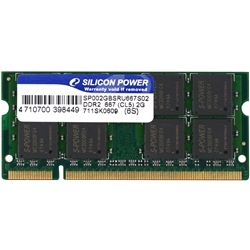 メモリモジュール 200Pin SO-DIMM DDR2-667(PC2-5300)2GB ブリスターパッケージ SP002GBSRU667S02