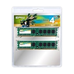 メモリモジュール 240Pin DIMM DDR3-1600(PC3-12800) 2GB×2枚組 ブリスターパッケージ SP004GBLTU160V22
