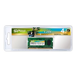 【1.35V低電圧メモリ】メモリモジュール 204Pin SO-DIMM DDR3-1600(PC3-12800) 4GB SP004GLSTU160N02DA