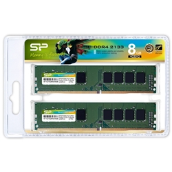 低電圧メモリモジュール 288Pin DIMM DDR4-2133(PC4-17000) 4GB×2枚組 ブリスターパッケージ SP008GBLFU213N22DA