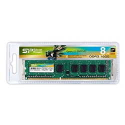メモリモジュール 240Pin DIMM DDR3-1600(PC3-12800) 8GB SP008GBLTU160N02DA