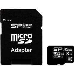 【UHS-1対応】microSDHCカード 8GB Class10 SP008GBSTHBU1V10-SP