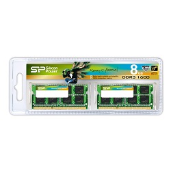 メモリモジュール 204Pin SO-DIMM DDR3-1600(PC3-12800) 4GB×2枚組 SP008GBSTU160N22DA