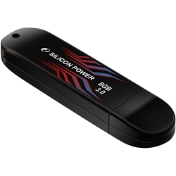 USB3.0フラッシュメモリ 8GB Blaze B10 Series トルコブルー SP008GBUF3B10V1B