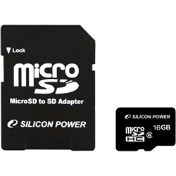 microSDHCカード 16GB (Class6) 永久保証 (SDHCアダプター付) SP016GBSTH006V10