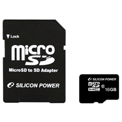 micro SDHCカード 16GB (Class10) 永久保証 (SDHCアダプター付) SP016GBSTH010V10-SP