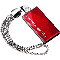USB2.0フラッシュメモリ TOUCH 810 16GB 赤 スライド式 SP016GBUF2810V1R