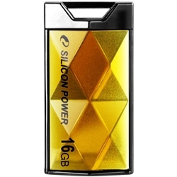 USB2.0フラッシュメモリ TOUCH 850 16GB アンバー スライド式 SP016GBUF2850V1A