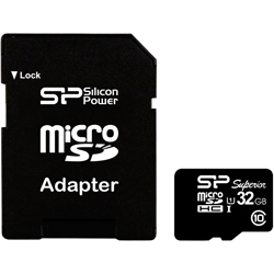 【UHS-1対応】microSDHCカード 32GB Class10 読込90MB/s 書込45MB/s(最大値) SP032GBSTHDU1V10-SP
