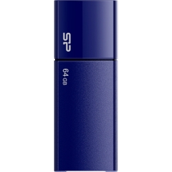 USB2.0フラッシュメモリ Ultima U05 Series 64GB ネイビー スライド式 SP064GBUF2U05V1D