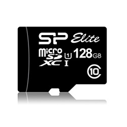 【UHS-1対応】microSDXCカード 128GB Class10 SP128GBSTXBU1V10SP