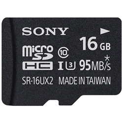 microSDHC UHS-I メモリーカード 16GB Class10 SR-16UX2A