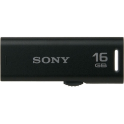 USB2.0対応 スライドアップ式ポケットビット 16GB ブラック キャップレス USM16GR B