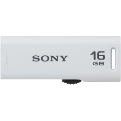 USB2.0対応 スライドアップ式ポケットビット 16GB ホワイト キャップレス USM16GR W
