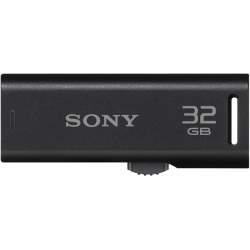 USB2.0対応 スライドアップ式ポケットビット 32GB ブラック キャップレス USM32GR B