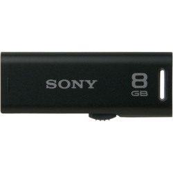 USB2.0対応 スライドアップ式ポケットビット 8GB ブラック キャップレス USM8GR B