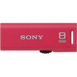 USB2.0対応 スライドアップ式ポケットビット 8GB ピンク キャップレス USM8GR P